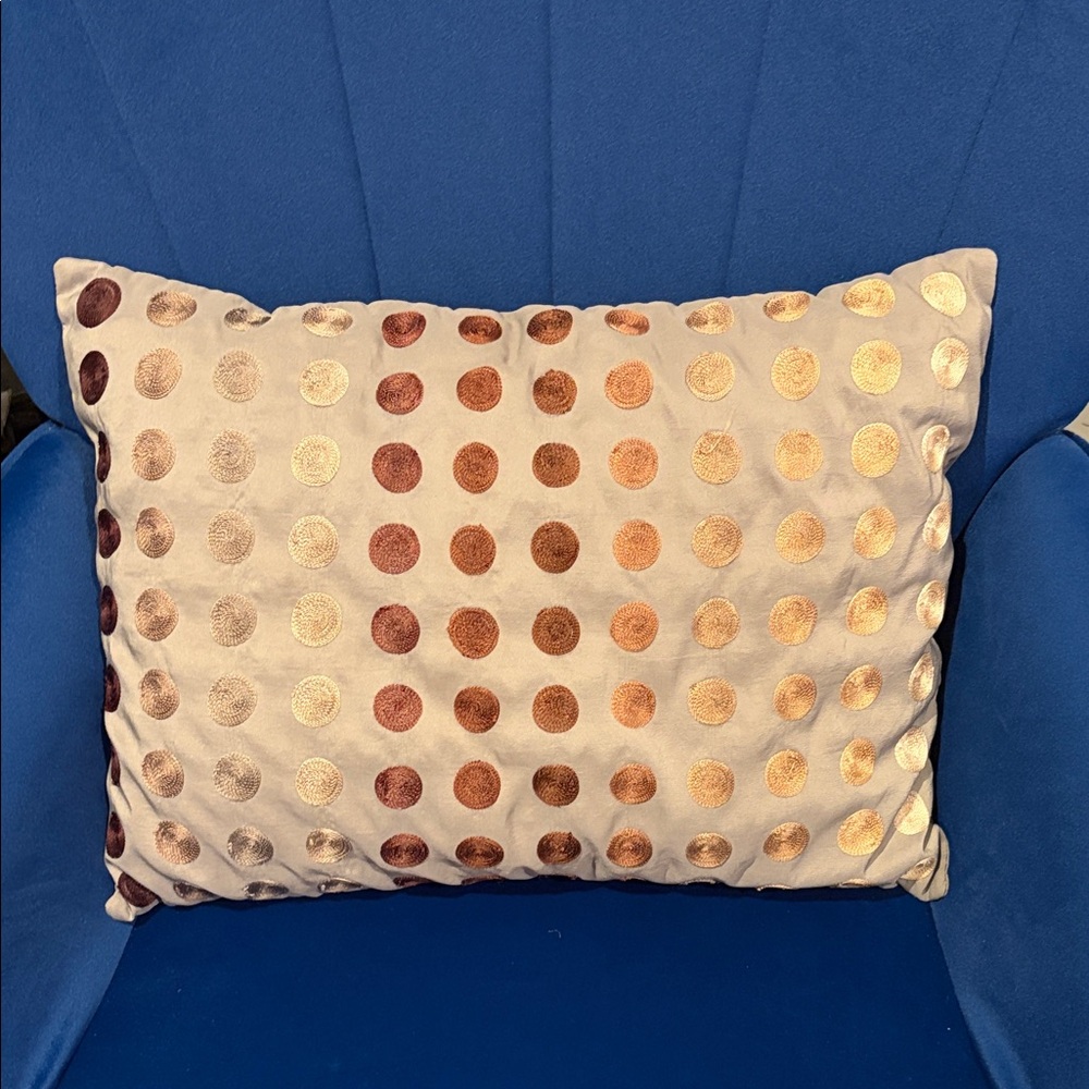 Pier 1 Polka Dot Decorative Pillow